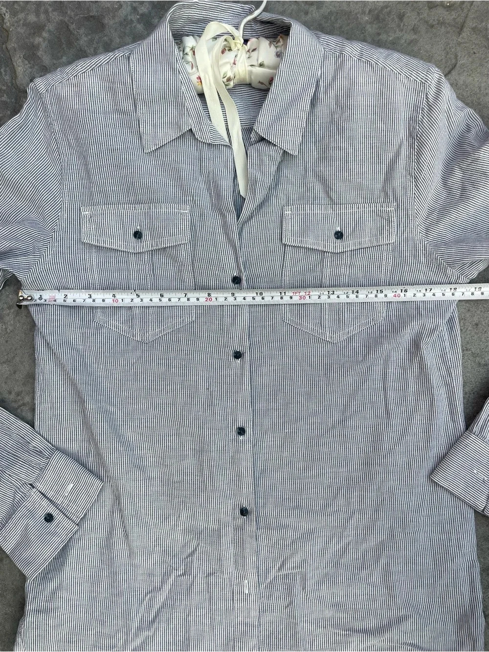 Patagonia Light Blue Striped Casual Button-Down Shirt - Picture 3 of 8